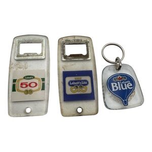Vintage Labatt’s Beer Collectibles Lot – Bottle Openers &‎ Keychain